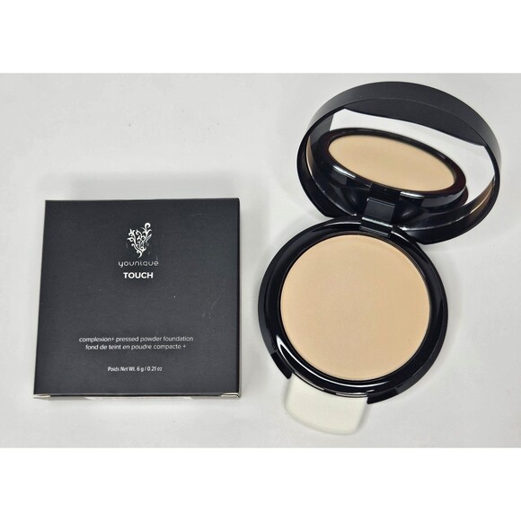 Younique Touch Complexion+ Pressed Powder Foundation Lace .21oz New in Box - Picture 1 of 7